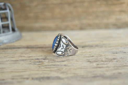 Carolyn Pollack Lapis Ring - Size 8.75